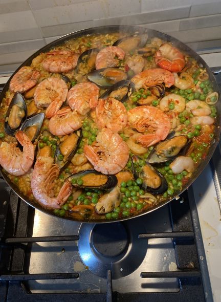 La Paella de marisco